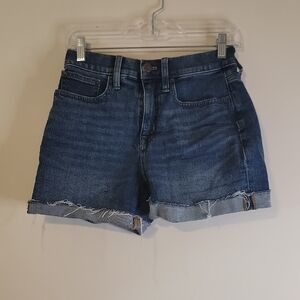 J. Crew Dark Blue Jean Shorts